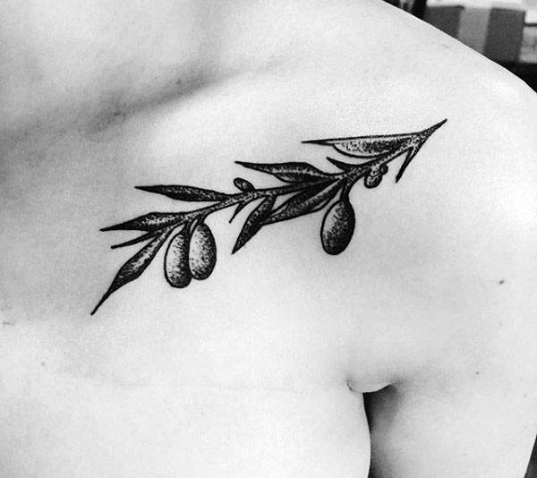 tatuaggio ramo olivo 40