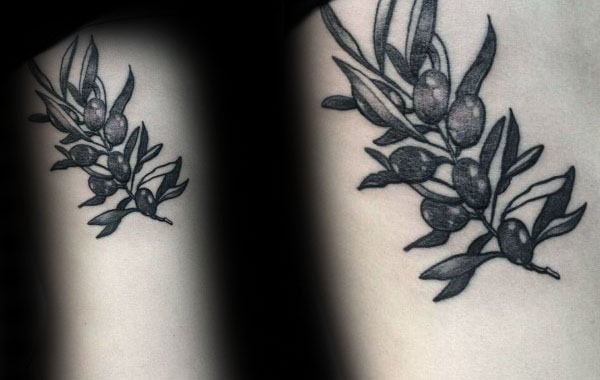 tatuaggio ramo olivo 55