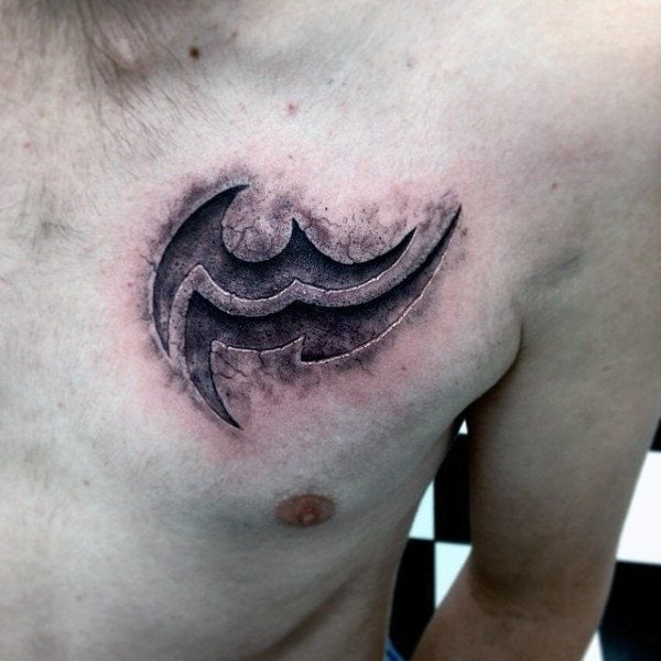 tatuaggio segno acquario 133