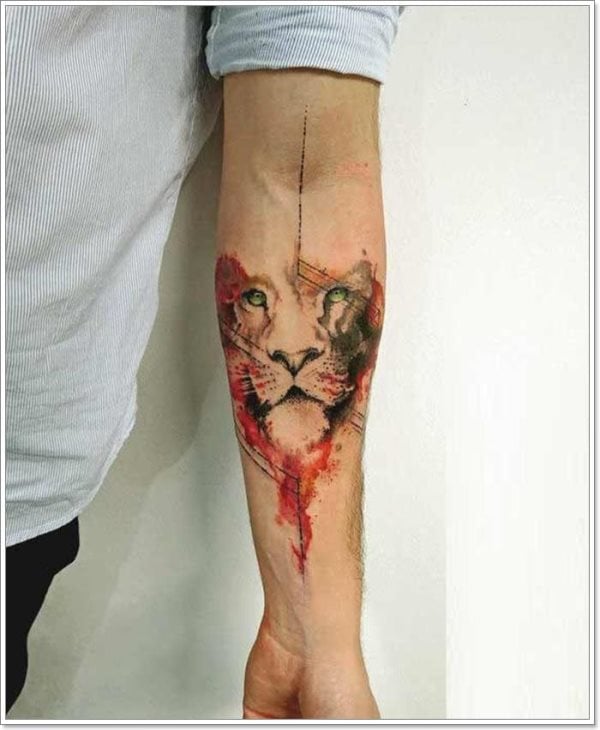 tatuaggio segno leone 135