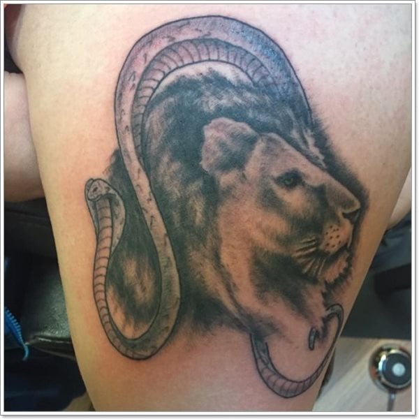 tatuaggio segno leone 137