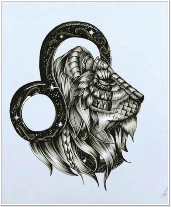 tatuaggio segno leone 143