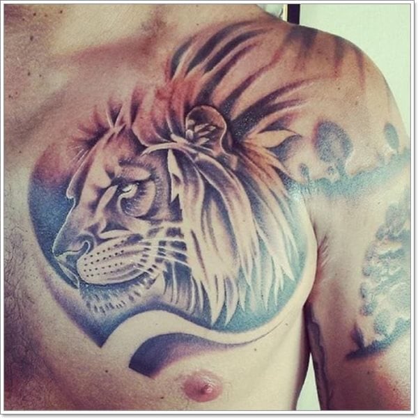 tatuaggio segno leone 17