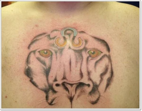 tatuaggio segno leone 79