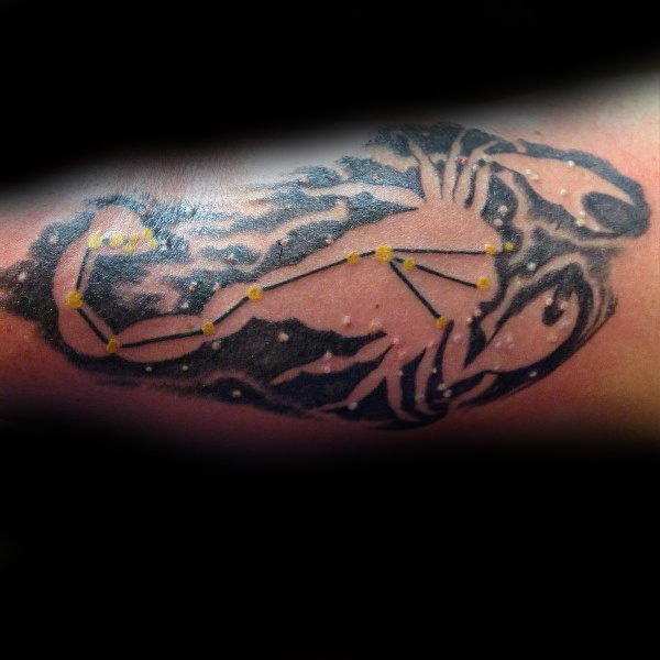 tatuaggio segno scorpione 243