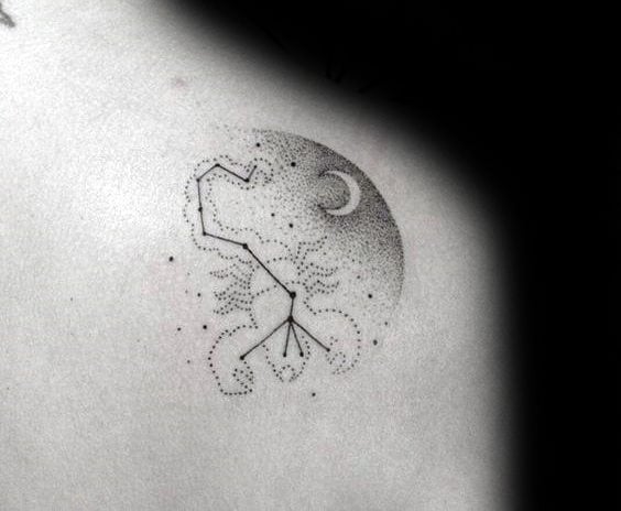 tatuaggio segno scorpione 287