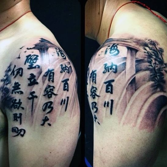 tatuaggio simbolo cinese 123