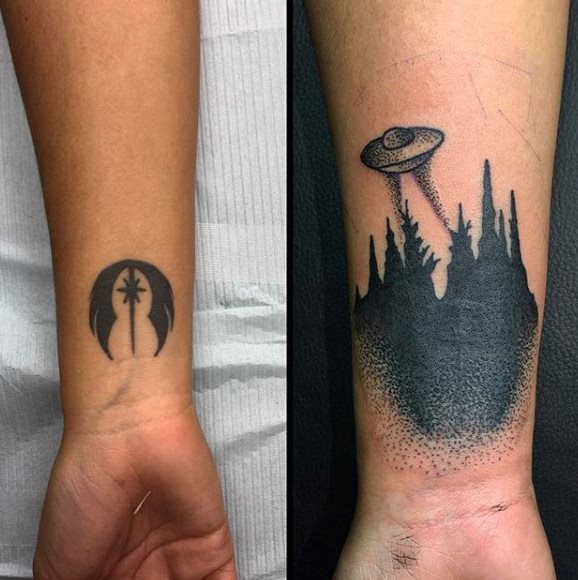 tatuaggio ufo 153