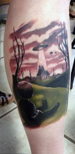 tatuaggio ufo 313