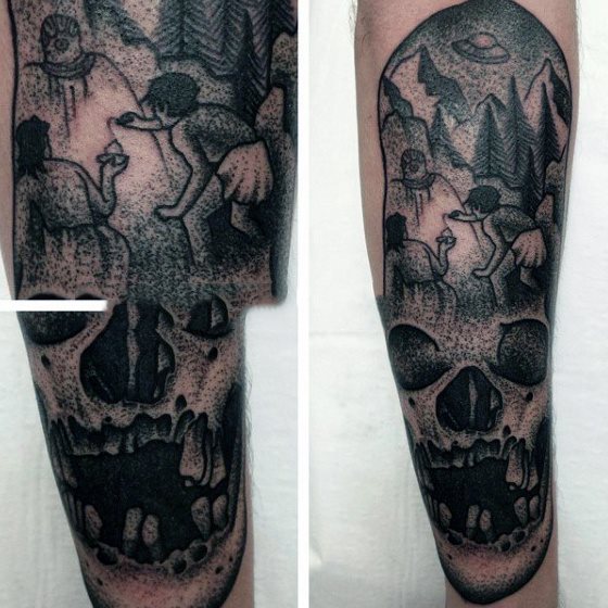 tatuaggio ufo 333