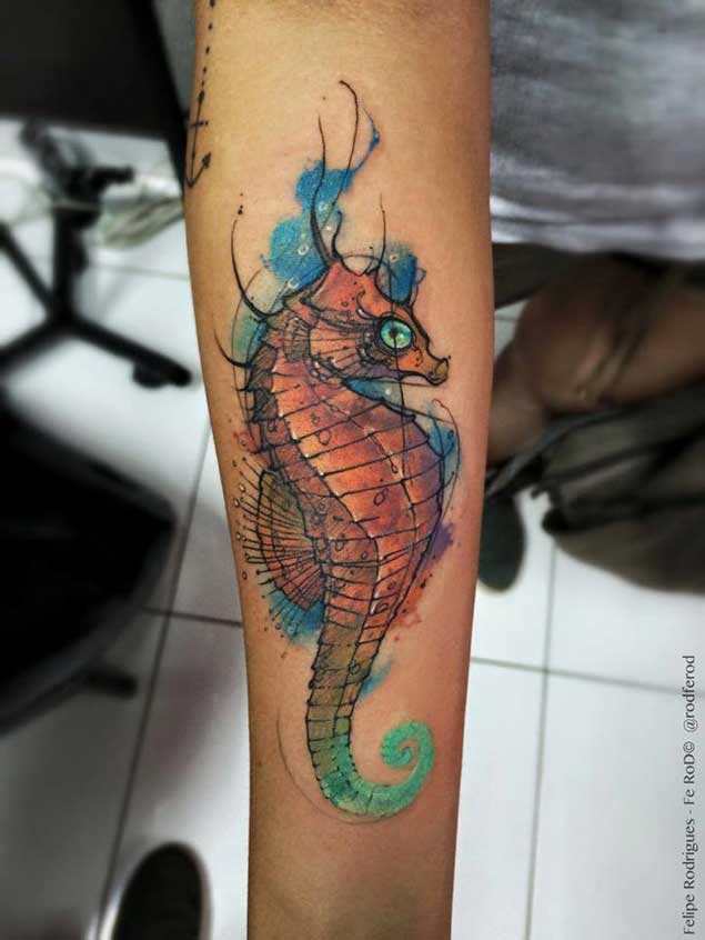 tatuaggio cavalluccio marino 281