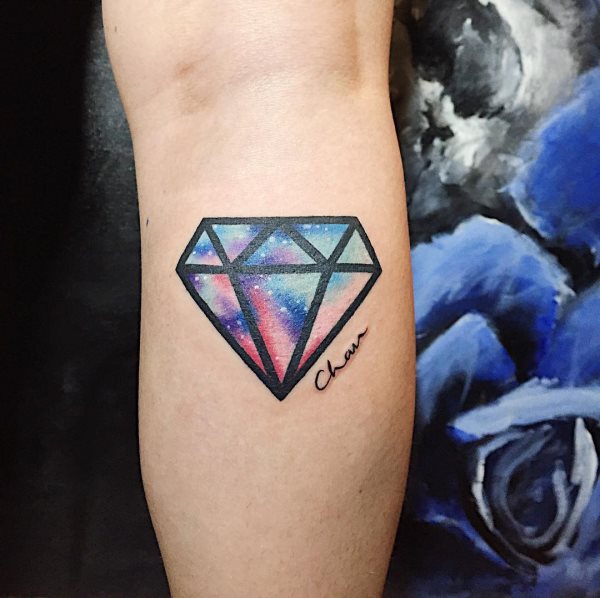 tatuaggio diamante 284
