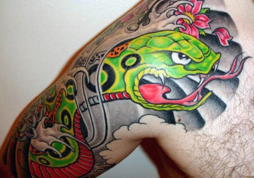tatuaggio serpente 176