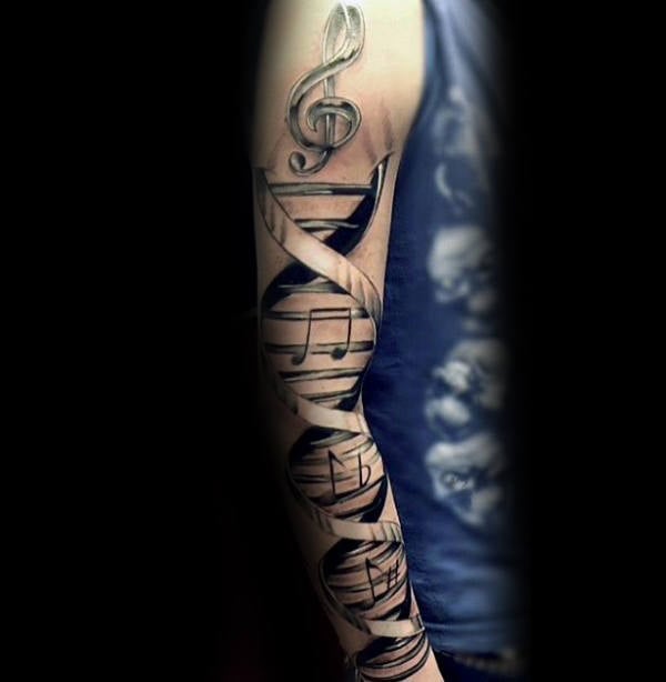 tatuaggio nota musicale 03