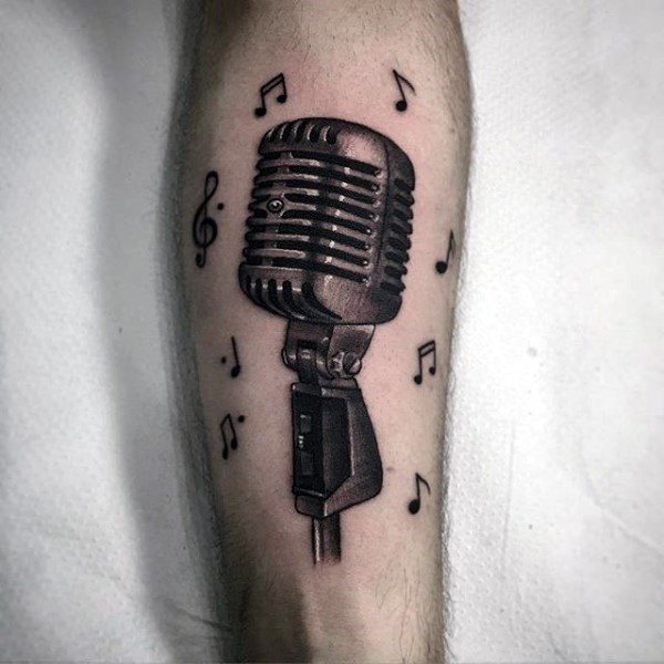 tatuaggio nota musicale 120