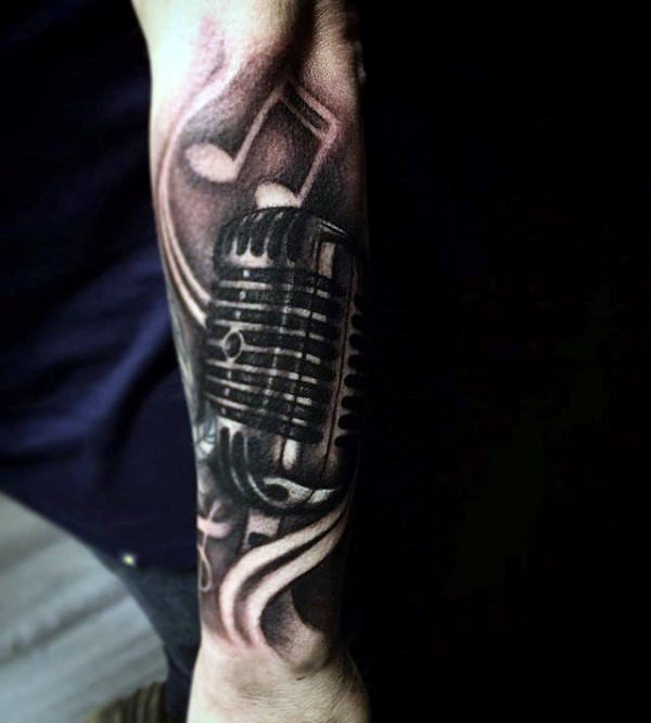 tatuaggio nota musicale 162