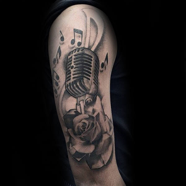 tatuaggio nota musicale 180