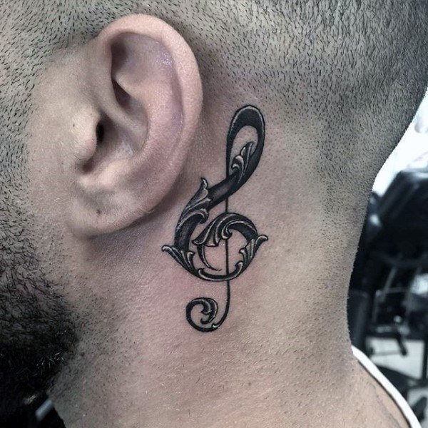 tatuaggio nota musicale 42
