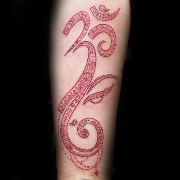 tatuaggio simbolo om 54