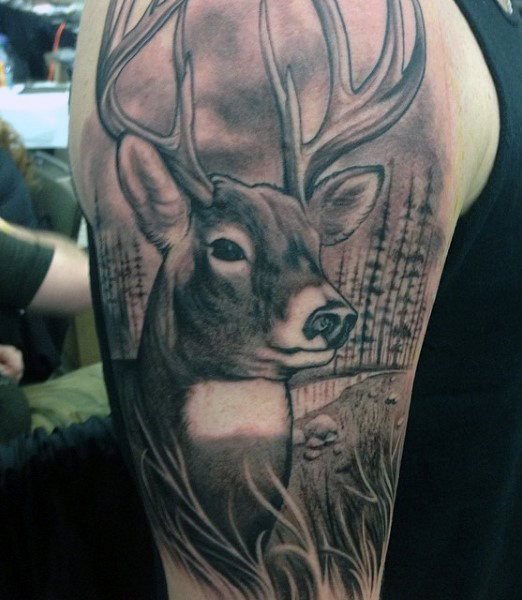 tatuaggio caccia 127