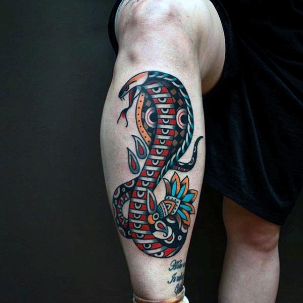 80 Tatuaggi con i serpenti cobra (con significato)