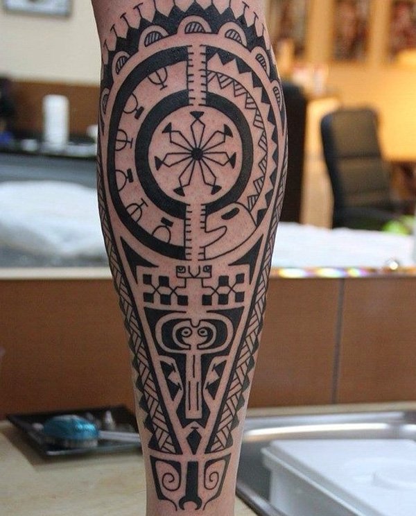 tatuaggio polpaccio 917