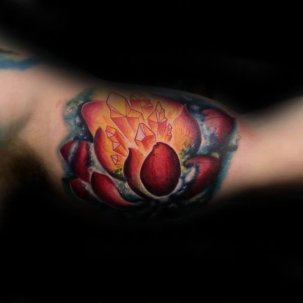 tatuaggio fiore di loto 04