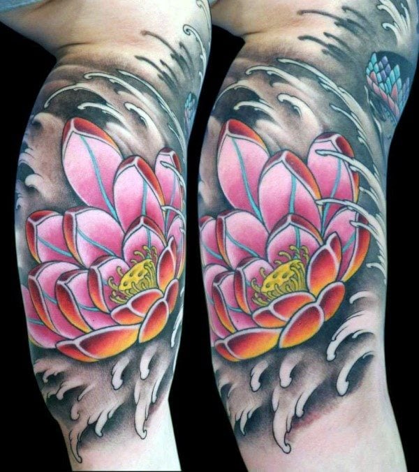 tatuaggio fiore di loto 127