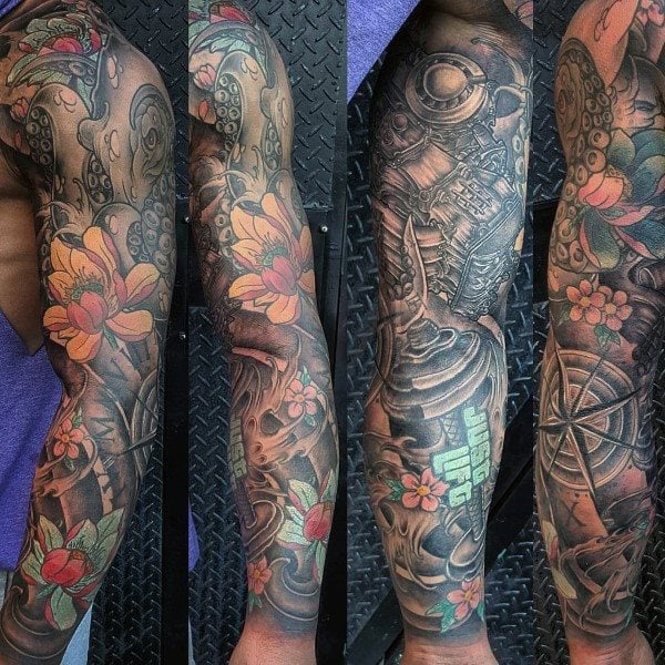 tatuaggio fiore di loto 160