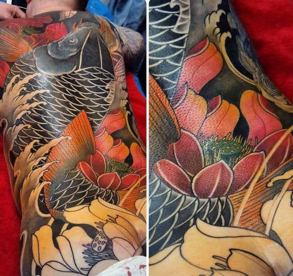 tatuaggio fiore di loto 175