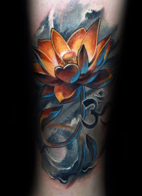 tatuaggio fiore di loto 199