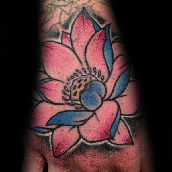 tatuaggio fiore di loto 214