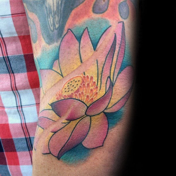 tatuaggio fiore di loto 217