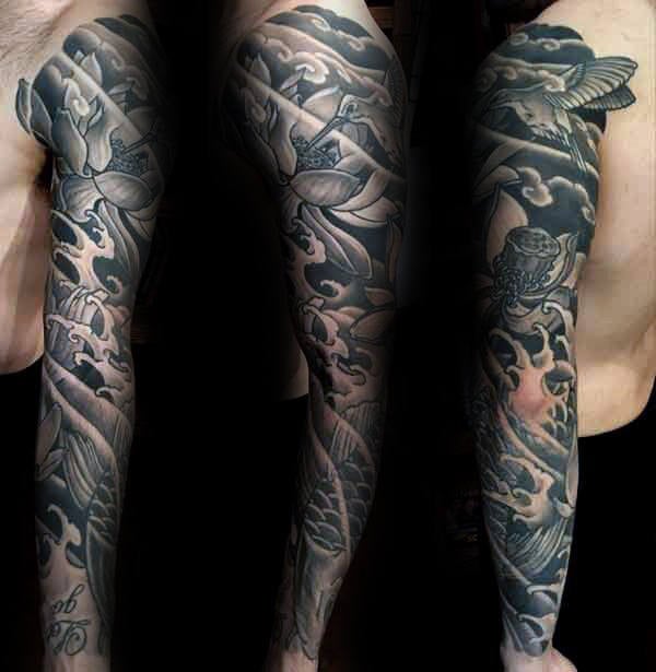 tatuaggio fiore di loto 268