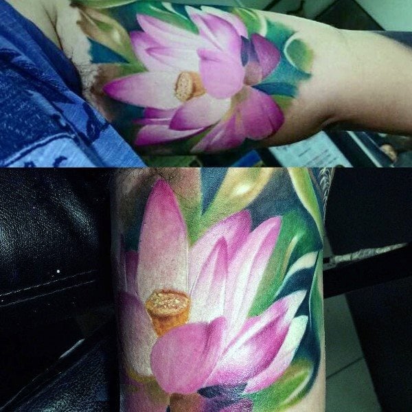 tatuaggio fiore di loto 289