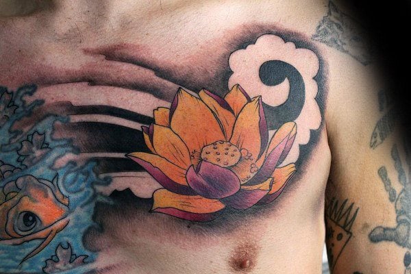 tatuaggio fiore di loto 295
