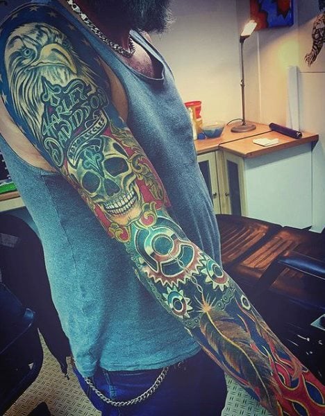 tatuaggio harley davidson 154