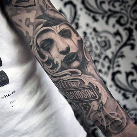 tatuaggio harley davidson 85
