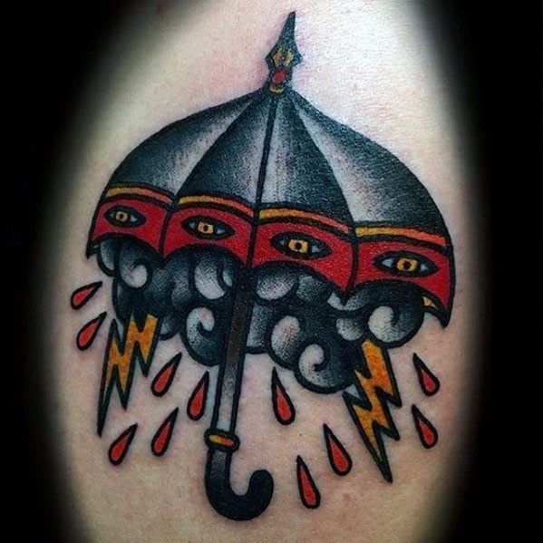 tatuaggio ombrello 124