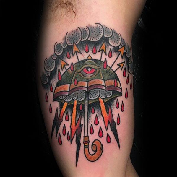 tatuaggio ombrello 133