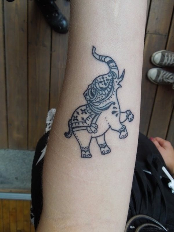tatuaggio elefante 207