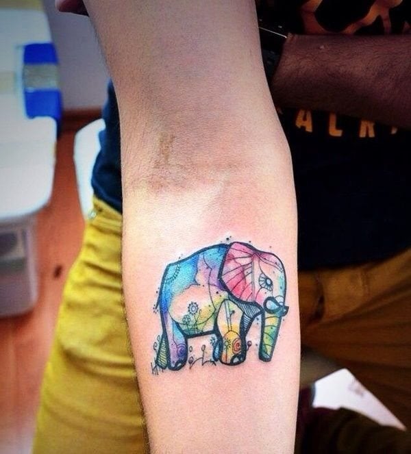 tatuaggio elefante 25