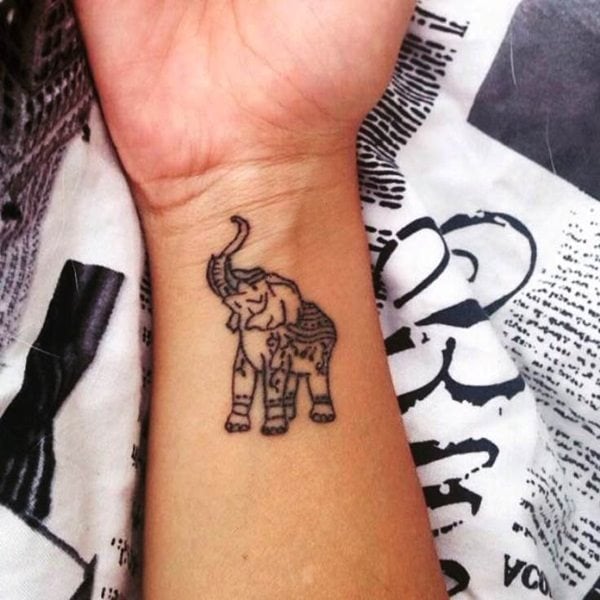 tatuaggio elefante 506