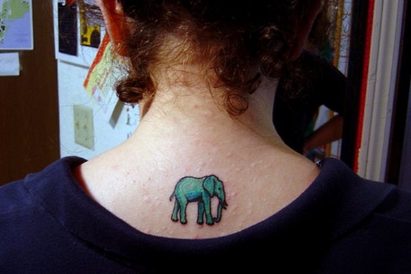tatuaggio elefante 662