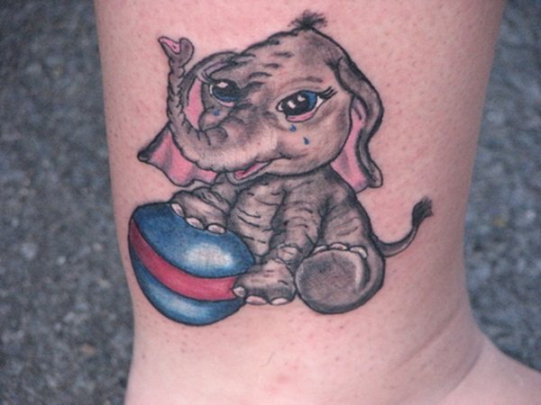 tatuaggio elefante 766