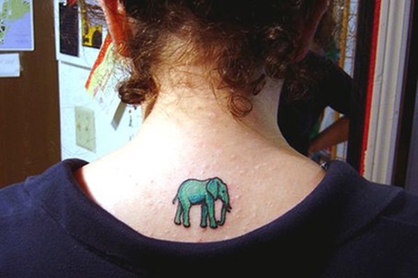 tatuaggio elefante 909