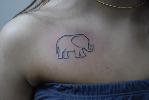 tatuaggio elefante 987
