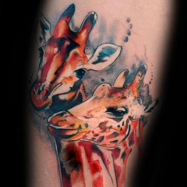 tatuaggio giraffa 338