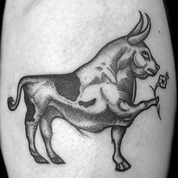 tatuaggio mucca 454