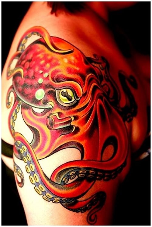 tatuaggio polpo 446